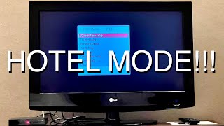 🇺🇸/🇬🇧 How to disable / override LG TV HOTEL MODE (Particularly LG32LG300C but works on most LGs)
