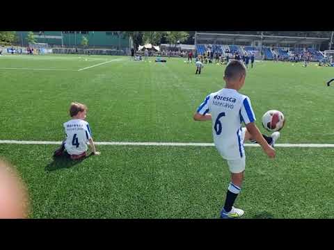Finn zijn flitsende voetbal & keeper acties en goals Kikkerpolder Cup Tournament JO9-1 UVS Leiden.