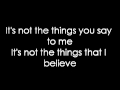 12 Stones - Back Up (lyrics)