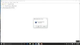 Make a turtle square in Python