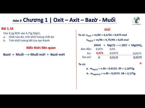 ✔ Hóa9| Giải nhanh bài toán Bazờ + MuốiThần Thánh (Toán Dư)