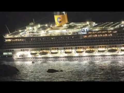 Costa Concordia Unfall (Kreuzfahrtschiff  rammt Felsen)