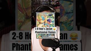I PLAYED HOPs ZACIAN.. I’m so bad.. #shorts #pokemon #pokemontcg