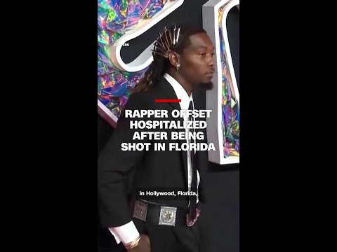 Rapper Offset hospitalized after being shot in Florida
