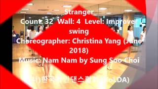Stranger(남남)-"D,S" Line Dance (Dance & Count)-Improver swing