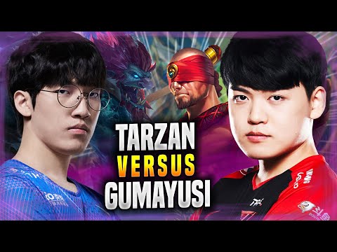 GUMAYUSI vs TARZAN! - T1 Gumayusi Plays Lee Sin JUNGLE vs LNG Tarzan Trundle! | Season 2022