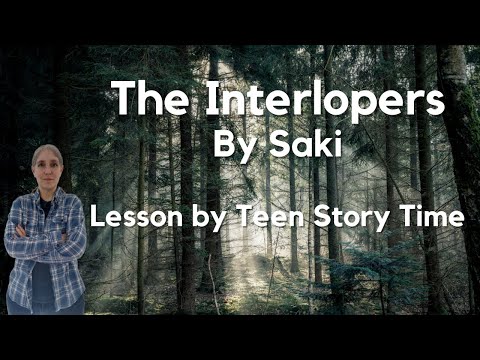 The Interlopers by Saki: English Audiobook with Text on Screen, Classic Literature Short Story