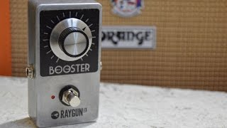 Video thumbnail for Raygun FX - Vintage Booster FX Pedal demo by RaygunFX