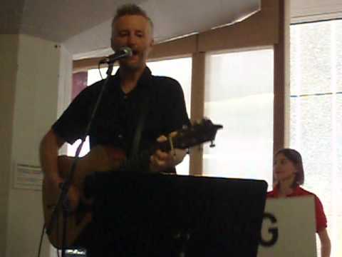The Big Busk 2012 with Billy Bragg - rehearsal