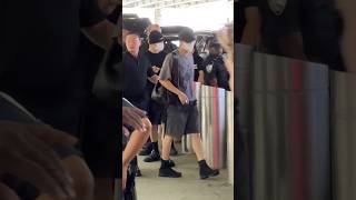 Download lagu BTS’s RM Jimin V and Jin arrive in NYC for concert! mp3