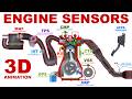 Engine Sensors Basics 3D Animation