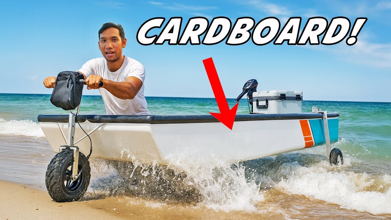 Building the Cheapest mini BOAT Amphibian! 