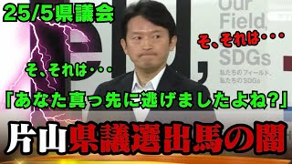 【激震！】片山元副知事の県議選出馬報道！立花孝志氏も出馬意向で兵庫県は超絶カオス状態に！