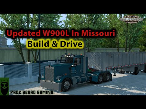 Updated W900L From Moiza Mods | Build & Drive In Missouri | American Truck Simulator