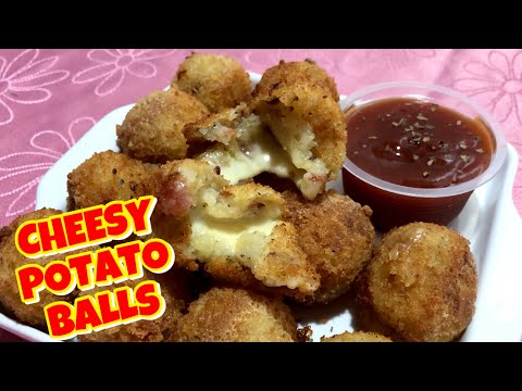 HOW TO COOK CHEESY POTATO BALLS | CROQUETTES