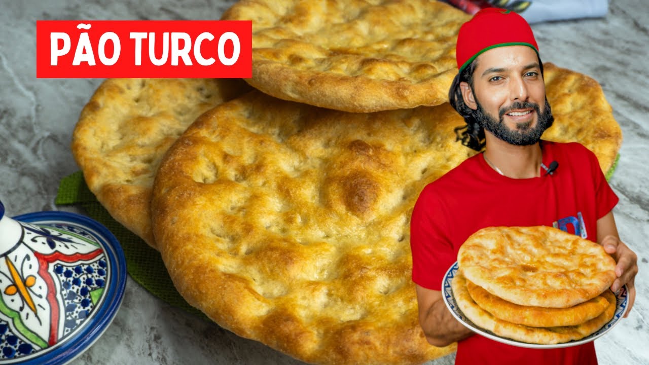 O Pão Mais Delicioso Que Eu Já Fiz para Café da Manhã e Tarde: Pão Turco!