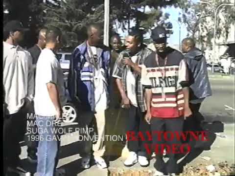 Mac Dre x Mac Mall x Dubee Sugawolf Pimp Freestyle At Gavin Convention Center Oakland Ca (1996)