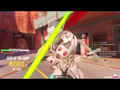 Necros Fastest Genji Gameplay POTG ! Overwatch Season 18