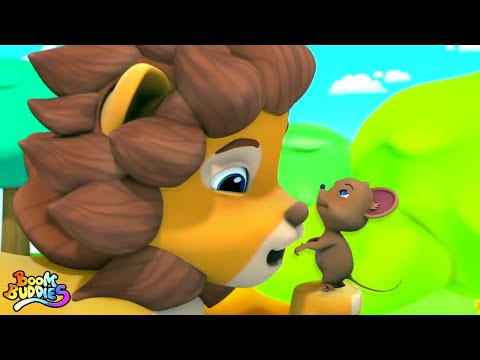 Der Löwe und die Maus | Kindergeschichten | Vorgeben und spielen | Kids Tv Deutschland | Karikatur
