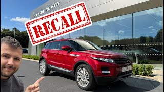 Range Rover Evoque Recall, snapped steering bolts (N642 EPAS) – Dealer Visit & Surprise Test Drive