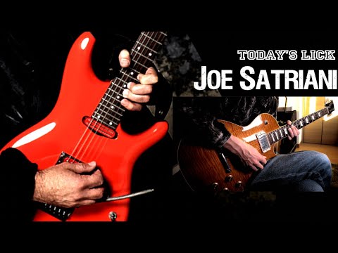 Today's Lick - Joe Satriani (Key: B) | Useful Short Blues Guitar Solo
