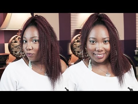How To: Crimp Hair Tutorial for TEXLAXED HAIR | Gold N...