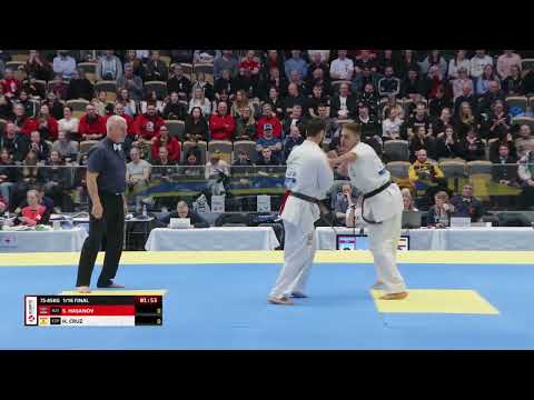Salahat Hasanov (AZE) vs Hugo Cruz (ESP) 1/16 final. 75-85KG. Kyokushin Karate 2023