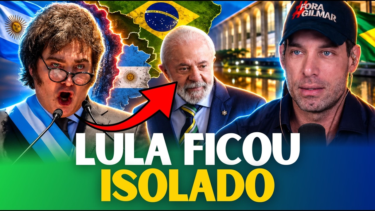 MILEI ATACA LULA E MORAES; GERSON DIZ QUE BRASIL FICOU ISOLADO NA NOVA AMÉRICA LATINA