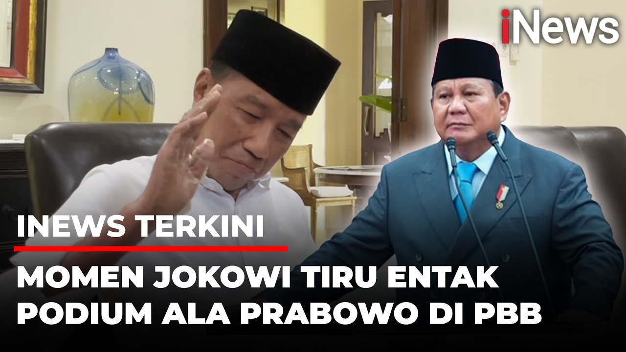 Jokowi Tiru Gaya Pidato Prabowo Entak Meja di PBB: Brand Baru | iNews Terkini (27/9)