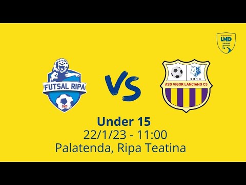 U15 | Assixta Futsal Ripa - Vigor Lanciano 3-6 (Gol & Highlights) | 9ª Giornata 2022/2023