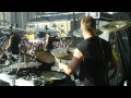 Pearl Artist Jan Rechberger/Amorphis Drum Cam Tuska 2011 - Crack In A Stone