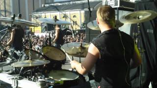 Pearl Artist Jan Rechberger/Amorphis Drum Cam Tuska 2011 - Crack In A Stone