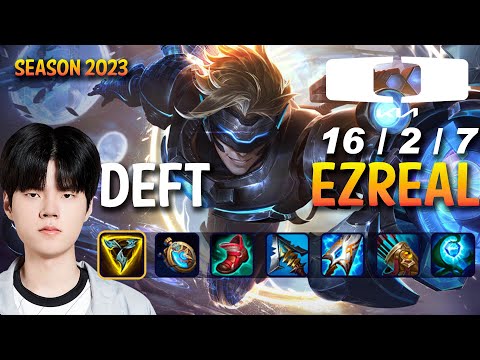 DK Deft EZREAL vs KALISTA ADC - Patch 13.18 KR Ranked