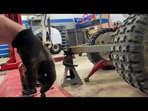 Yamaha warrior 350 rear swing arm bearing installation