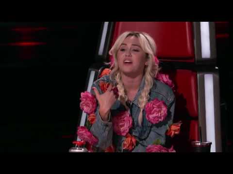 the voice usa season 11 -  Blake and Miley