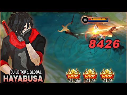 HAYABUSA BEST BUILD 2022 | INSANE DAMAGE | BUILD TOP 1 GLOBAL HAYABUSA | MLBB