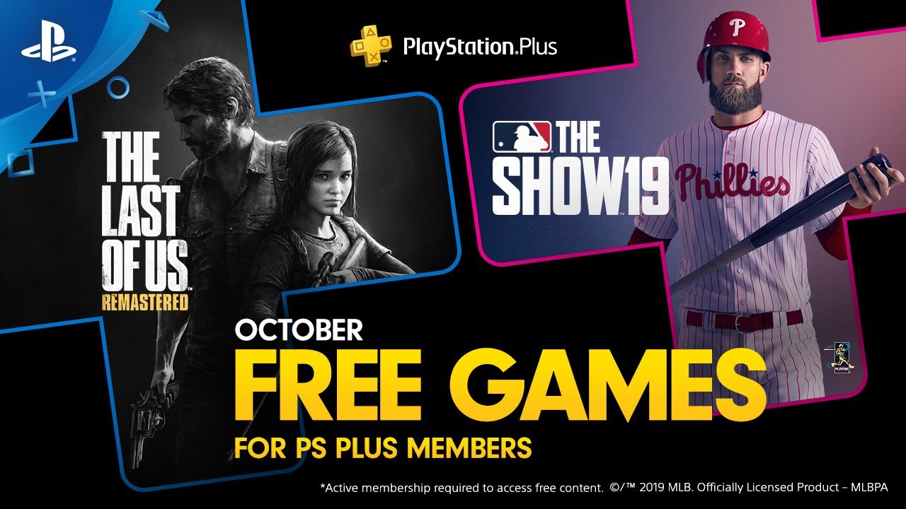 PlayStation Plus Free Games for October: The Last of Us Remastered, MLB The Show 19