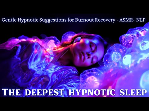 Deep Sleep Hypnosis: Chronic Stress, Anxiety, Exhaustion, Burnout Recovery ASMR Heal While You Rest