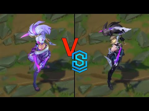 Spirit Blossom Akali VS Coven Akali
