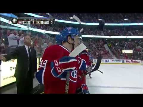 Max Pacioretty gets and hat trick against the Ottawa Senators