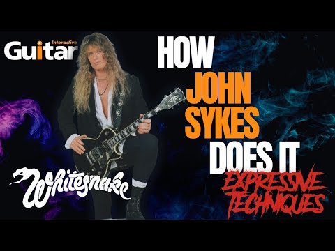 HOW JOHN SYKES DOES IT! - Pro Level Guitar Technique Lesson