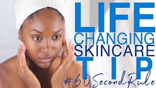 The PROFESSIONAL skincare tip that will CHANGE your skincare routine FOREVER #60SecondRule