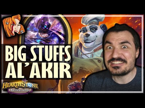 BIG STUFFS + AL'AKIR = OP! - Hearthstone Battlegrounds