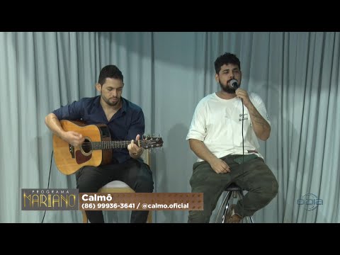 A banda Calmô se apresenta no Programa Mariano 15 10 2022