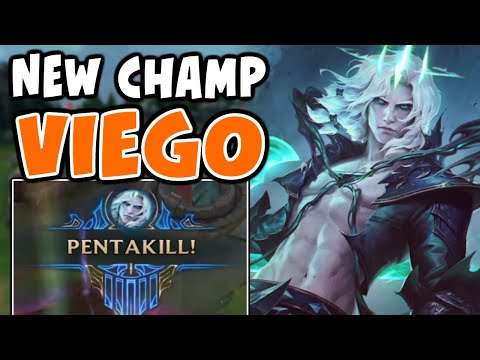 I first timed the *NEW* Champ VIEGO and got a PENTAKILL | Challenger tries Viego - League of Legends