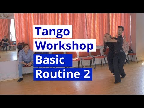 Tango Basic Routines Workshop 2 | demo by Edgars Linis - Eliza Ancane