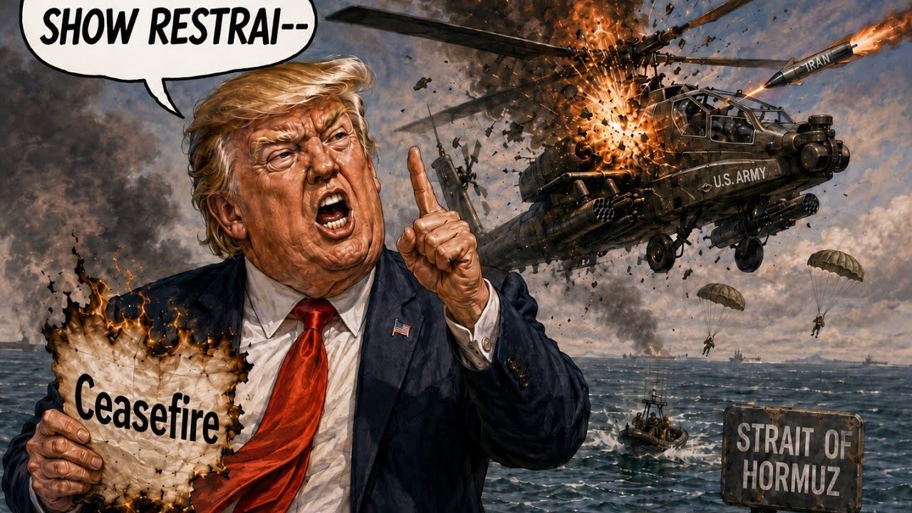 El Pretexto de Trump del Helicoptero Apache para reiniciarlo todo en Iran