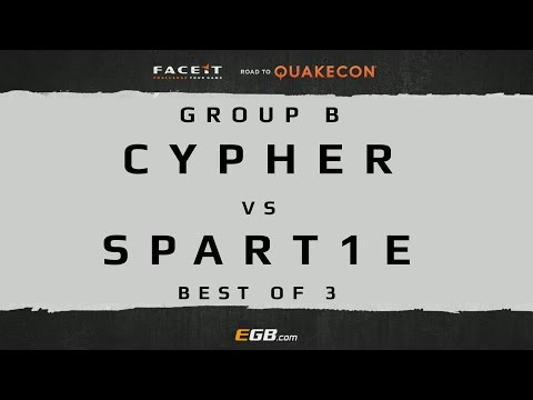 Cypher vs Spart1e - GROUP B (Road to Quakecon 2015)
