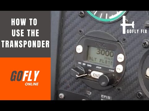 How to operate the transponder: GoFly Fix: