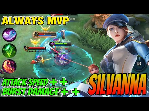 SILVANA FULL DAMAGE BUILD 1 COMBO INSTANT DELETE -  Silvanna Best Build 2023 ~ MLBB